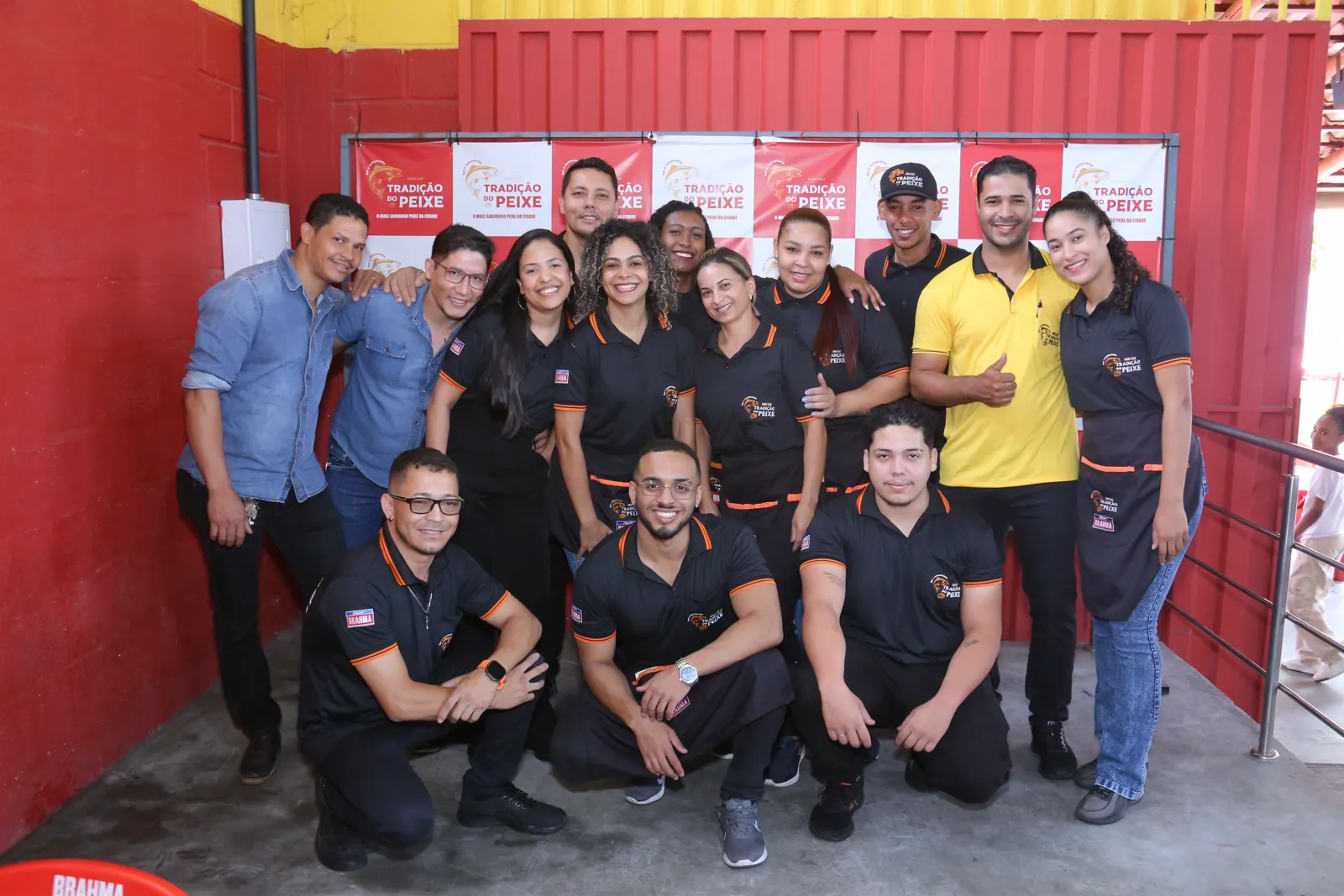 Equipe completa do Tradição do Peixe